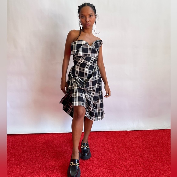 Vivienne Westwood VINTAGE BRAND NEWSS10 GOLD LABEL “DAME” CORSET DRESS UK 10US 6 - Picture 14 of 17